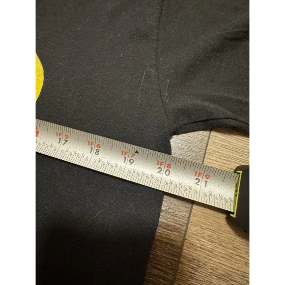 Vintage 1989 Batman Jerzees Graphic Print Black Tee Shirt Single Stitch Sz M USA - Picture 6 of 8